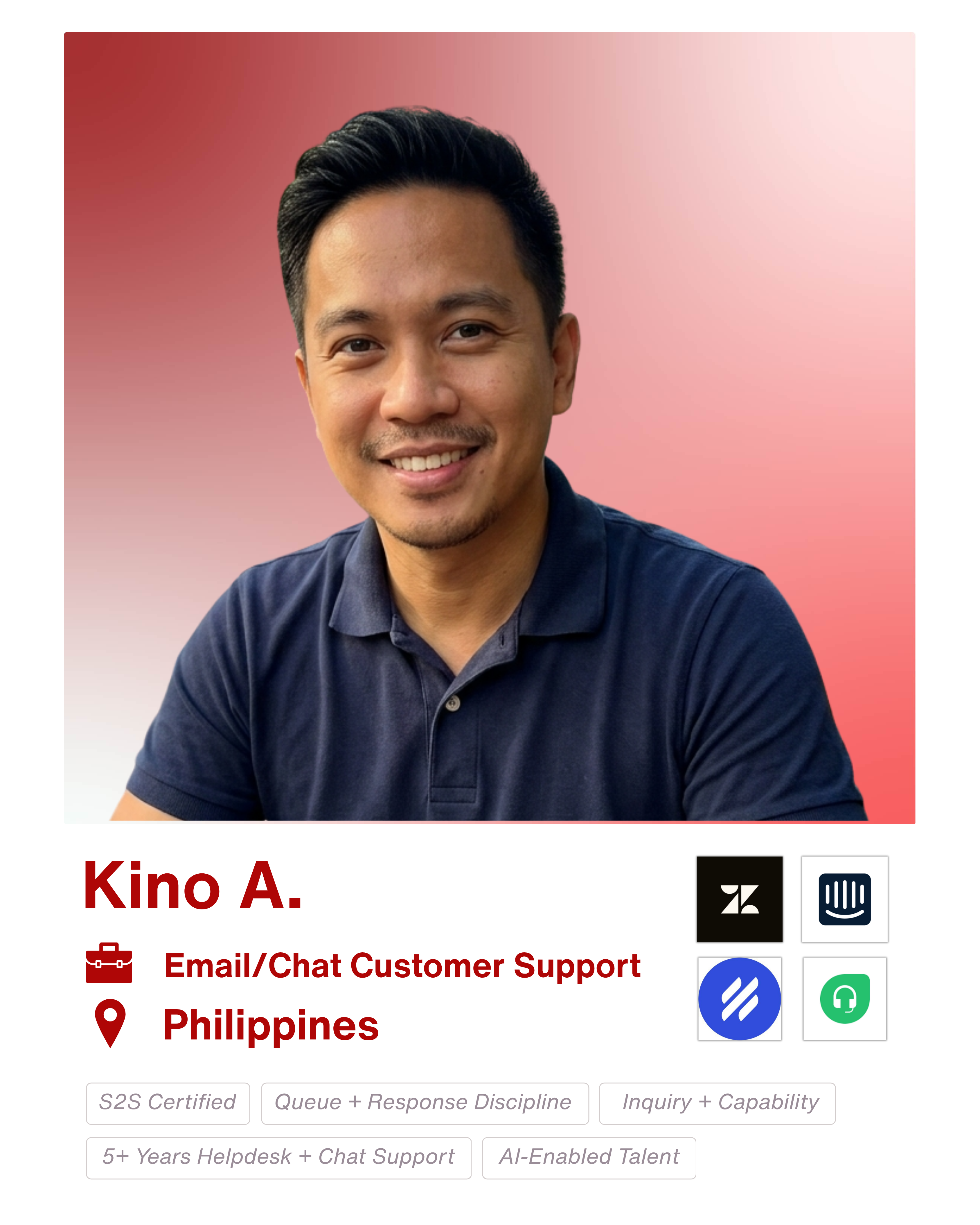 Kino A remote talent profile